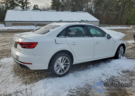 2017 Audi A4 Premium из США, поврежденный, VIN WAUDNAF40HN054865